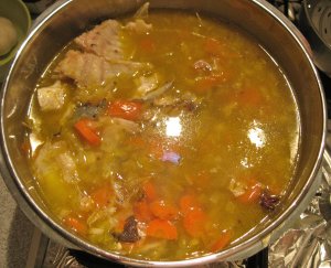 Im Kochtopf Fischfond im Kochtopf