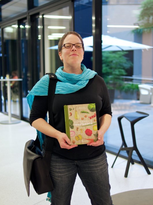 Katharina Seiser präsentiert ihr neues Kochbuch "Österreich vegetarisch"