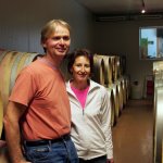 Richard und Anita Goldenits im Weinkeller