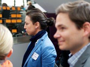 Claudia Colombo und Thomas Stangl warten auf den Zitrus-Workshop Claudia Colombo und Thomas Stangl warten auf den Zitrus-Workshop