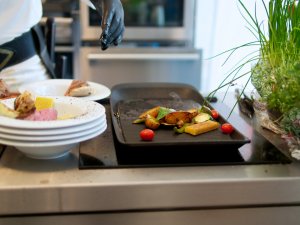 Gemüse auf der Grillplatte Gemüse auf der Grillplatte