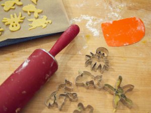 Meeresfrüchtekekse Keksausstecher in Form von Meeresfrüchten: Oktopus, Seestern, Hummer, Fisch