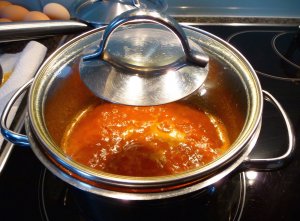 Kochender Kurkumasud