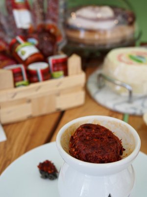 'nduja und andere kalabrische Spezialitäten bei Casa Caria 'nduja und andere kalabrische Spezialitäten bei Casa Caria