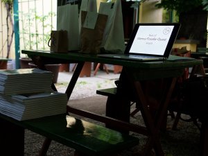 Sarahs Abschlußpräsentation im Gastgarten bei Jutta Ambrositsch Sarahs Abschlußpräsentation im Gastgarten bei Jutta Ambrositsch