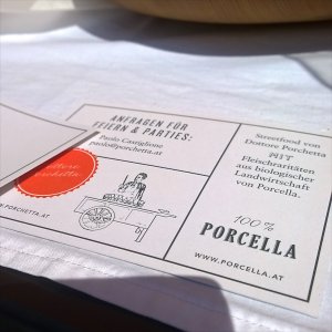 Visitenkarte von Dottore Porchetta Visitenkarte von Dottore Porchetta