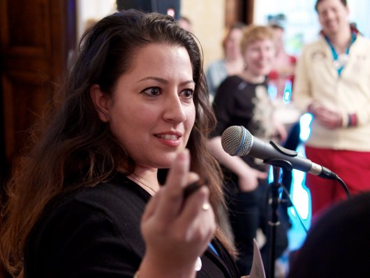 Nina Mohimi beim Foodcamp 2014